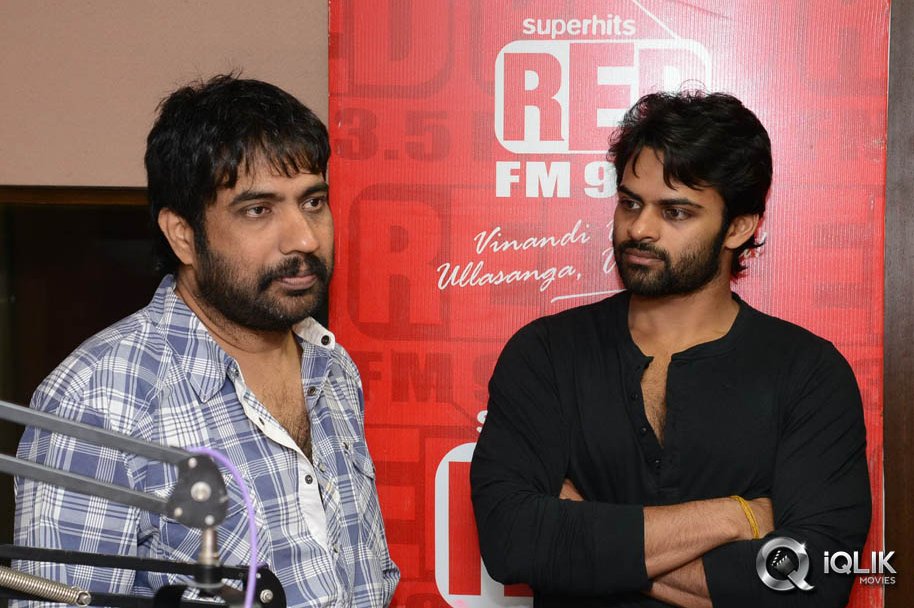 Sai-Dharam-Tej-and-YVS-Chowdary-at-Red-FM